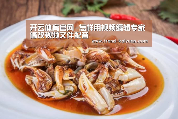 开云体育官网-怎样用视频编辑专家修改视频文件配音(图1) 开云体育官网